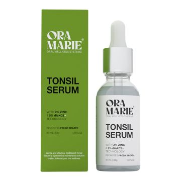 Oramarie sérum na odstranění mandlových kamenů - prevence - svěží dech