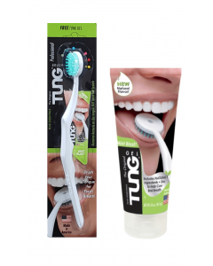 Tung Kartáček na Jazyk a Přírodní Gel na Jazyk (85 G)