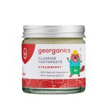 Georganics dětská zubní pasta s fluoridem (sklenička)
